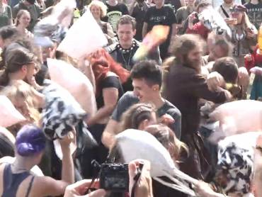 La Horde Pillow Fight at Castlefest 2019