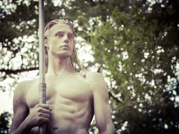 Standbeeld van Lugh op Castlefest